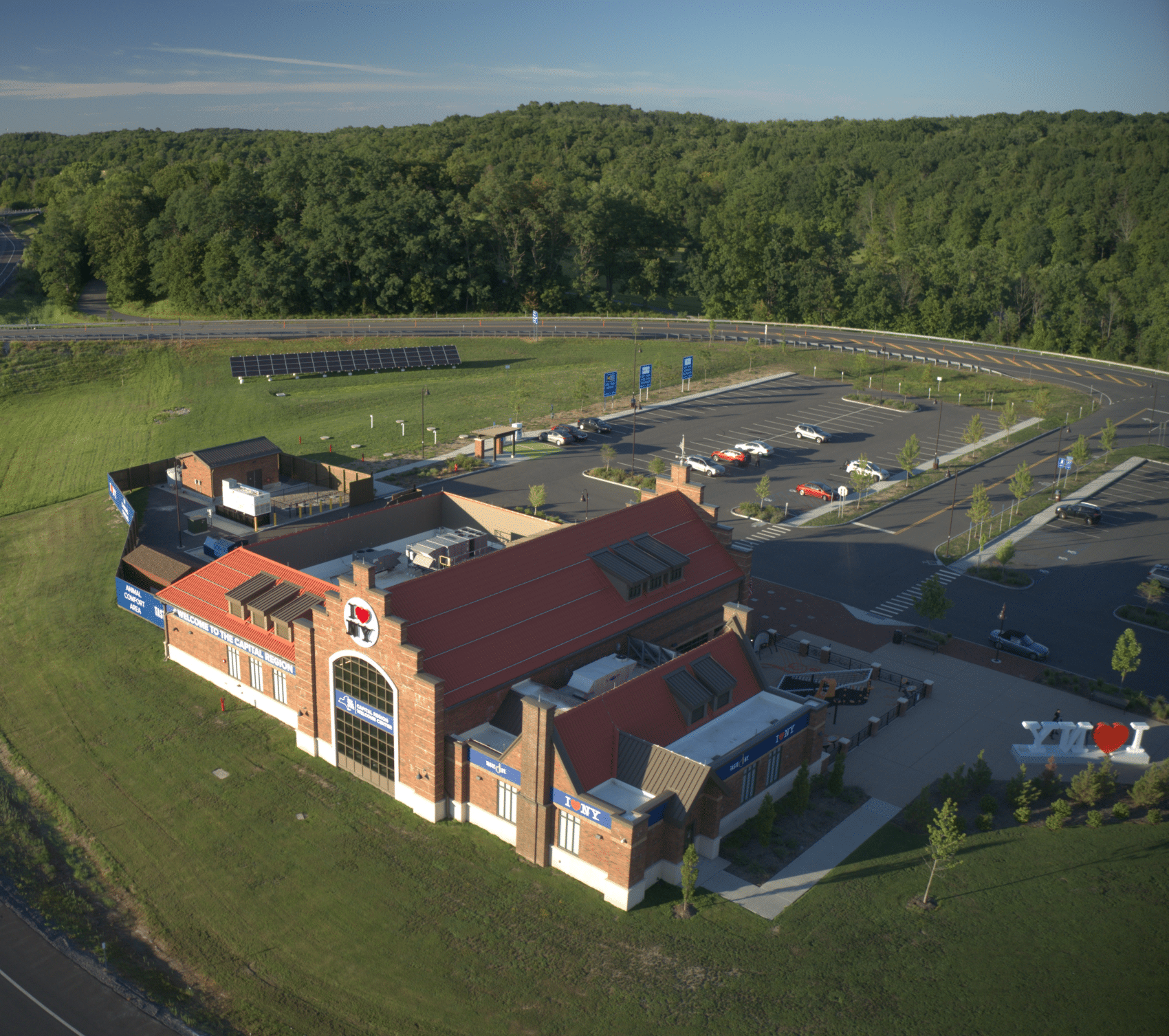 Capital Region Welcome Center and Solar Array by Kasselman Solar